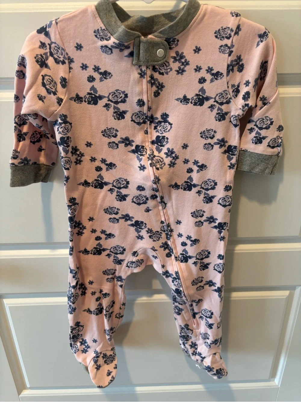Bundle of Three Girls-Two Footies and One Playsuit Burt’s Bees/Little Me